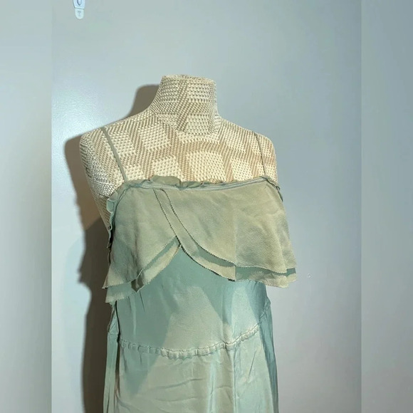 Aritzia Wilfred Silk Dress Green Size Medium - Picture 2 of 6